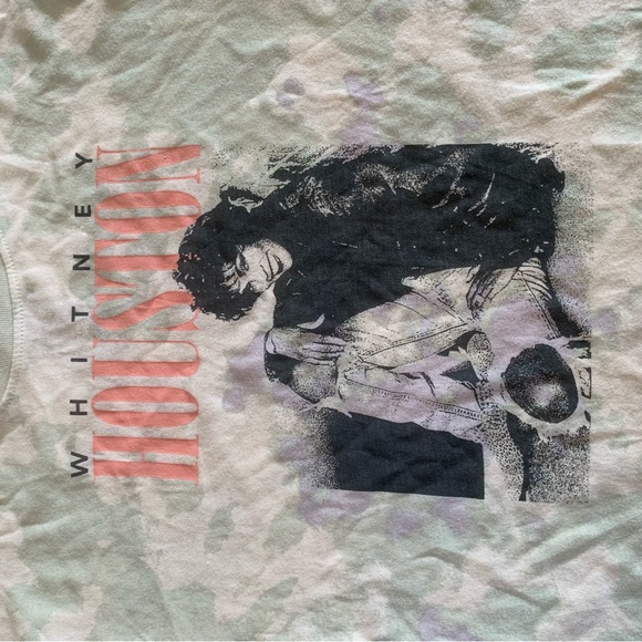 Whitney Houston Cropped Band T Shirt - Picture 5 of 5